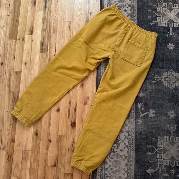 Brain Dead Men's Clean Love Yellow Graphic Sweatpants Medium - Picture 2 of 11